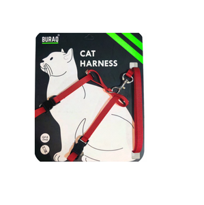 Premium Plain Cat <b>Harness</b> Body Set Adjustable Comfortable <b>Pet</b> Walking <b>Harness</b> for Cats Daily Outdoor Use - Product Image 2