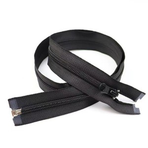 3 # 5 #   Fermetures éclair en nylon, à glissière ouverte et fermée, noires et multicolores, fermetures éclair double face pour manteaux, doudounes et uniformes scolaires - Product Image 1