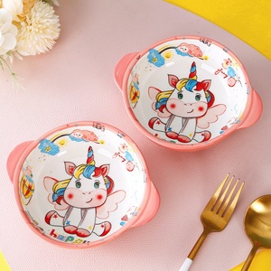 Vajilla de dibujos animados con corazón para niños, cuencos y platos creativos para el hogar, nuevo diseño - Product Image 2