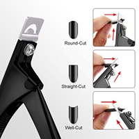 Coupe-ongles professionnels de style français pour extension d'ongles, coupe-pointes artificielles en forme de U