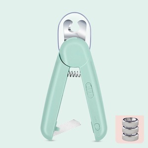 Wholesale LED Light Pet Nail Clippers Stainless Steel and <b>Dog</b> Toe Claw <b>Scissors</b> Cutter Knife - Product Image 4