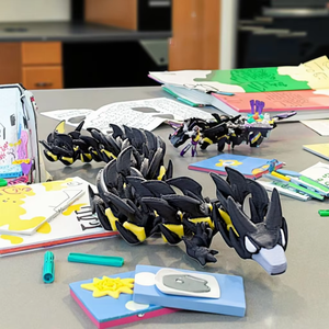 Vashine 3D stampato <span class=keywords><strong>colorato</strong></span> cristallo flessibile animali del drago giocattoli eco-friendly materiali Dragon animali 3D Action Figure Toi - Product Image 1