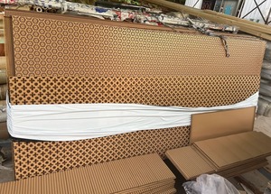 Panneau mural perforé en aluminium moderne, finition anodisée, anti-corrosion, utilisation extérieure, largeur 70 pouces, découpe laser, revêtement décoratif - Product Image 5