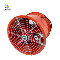 Ventilateur d'extraction axial industriel électrique à grand volume d'air, personnalisable OEM/ODM, 4KW
