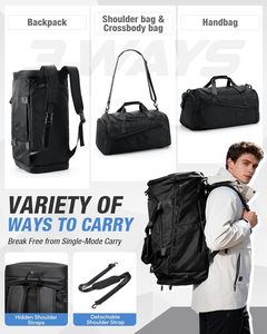 <span class=keywords><strong>Sac</strong></span> de sport et de voyage étanche grande capacité, idéal pour la gym et les week-ends, avec compartiment à chaussures – Offre Spéciale - Product Image 2