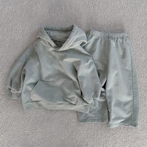 Set di Abbigliamento Autunnale per Bambini in Cotone, <span class=keywords><strong>Felpa</strong></span> con Cappuccio a Maniche Lunghe e <span class=keywords><strong>Pantaloni</strong></span> per Bambini e Bambine, Completo 2 Pezzi - Product Image 1