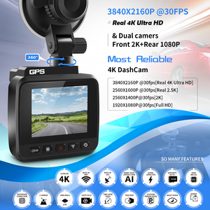 Cámara de salpicadero 4K con WiFi para coche, cámara de visión nocturna con sensor G, grabación en bucle, caja negra para coche, cámara electrónica automotriz, cámara de salpicadero de 1 canal - Product Image 4