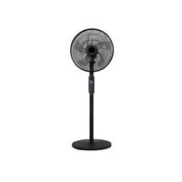 Ventilateur de sol électrique en plastique, silencieux, puissant, avec télécommande, oscillation, 8 vitesses, vent naturel, hauteur réglable