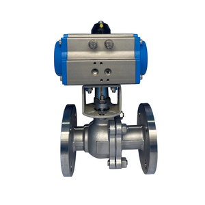 Vanne à boisseau sphérique à deux voies DN200 en acier inoxydable à brides, vente à bas prix, directement de l'usine, OEM - Product Image 5