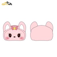 Trousse à crayons en peluche de grande capacité avec poignée personnalisée, renard mignon, sac de papeterie multifonctionnel créatif, étui à stylo