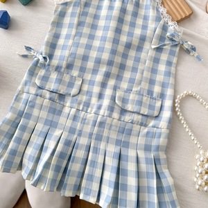 ชุดเดรสเด็กผู้หญิงลายสก็อตแบบสายเดี่ยว ดีไซน์น่ารักสำหรับฤดูร้อน สไตล์เจ้าหญิง - Product Image 5