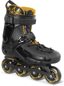 <span class=keywords><strong>Pattini</strong></span> in Linea da Uomo per Freeride Urbano - Cuscinetti ABEC-9, Supporto Caviglia in PP ad Alto Impatto, Fibbia per Tutte le Condizioni Meteo - Product Image 2