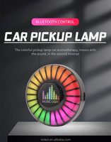 Éclairage d'Ambiance RGB Intérieur de Voiture Parfum Diffuseur Aromathérapie Contrôle APP Synchronisation Rythme Musical Lampe Pickup 12V 18W