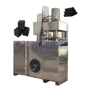 Machine de fabrication de briquettes de charbon de coco en acier inoxydable, machine de formage hydraulique, machine de fabrication de charbon cubique - Product Image 1