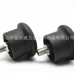 Furniture Caster M10 Threaded Stem Rigid Polyurethane Industrial Fixed Wheel Support <b>Leg</b> - Product Image 3