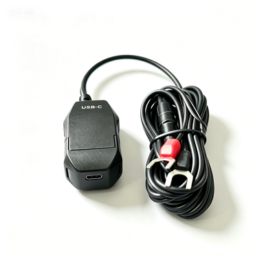 Motorcycle USB-C Fast Charger Waterproof 12V SAE Quick Charge Adapter With on OFF Switch LED Voltage Display