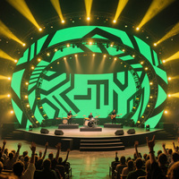 Pantalla LED de Alquiler para Conciertos y Eventos, a Todo Color, P3.91 P4.81 HD, Alto Brillo, 7680Hz de Frecuencia de Actualización, Panel de Pantalla para Escenario de Montaje Rápido