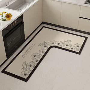 Tapis de sol de cuisine moderne en PVC carré, rembourré, anti-taches d'huile, résistant à l'usure, résistant à la saleté, absorbant l'eau - Product Image 3