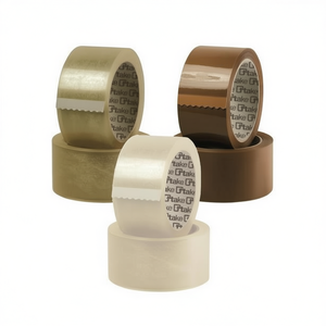 Cinta Adhesiva Transparente Marrón Dorado de 48 mm x 50 m para Sellado de Cajas y Envío - Product Image 2