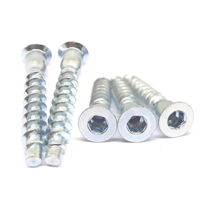 Tornillos Confirmat de Acero para Muebles con Cabeza Hexagonal M5 M6.3 M7 7x50 5x50 - Product Image 2