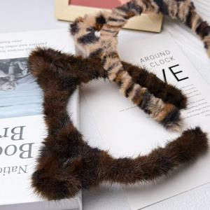 إكسسوارات شعر للأطفال ربطة شعر على شكل فراشة شيفون غطاء رأس بأذني القط الأمريكية والأوربية ربطة رأس لطيفة للرضع - Product Image 4