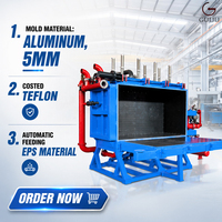 Machine de moulage de blocs de mousse de polystyrène EPS Guiju à haute productivité et à économie d'énergie, avec moteur de pompe pour la construction de panneaux isolants