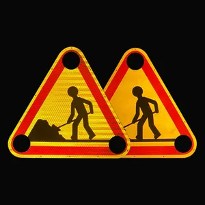 Latest Low Price Customization Caution Sign Triangle Traffic Warning Sign