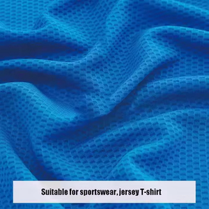 Tissu de sport en maille respirante 100 % polyester 75D 150g à séchage rapide pour vêtements de sport d'extérieur - Product Image 5