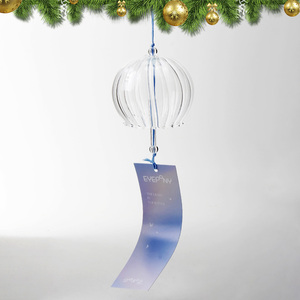 Campanas de viento de cristal hechas a mano, campanas de viento, decoración creativa de pared Interior, nuevo diseño, superventas, decoración del hogar, ecológica - Product Image 1