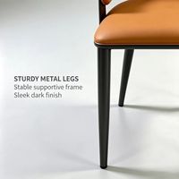 Chaise de salle à manger moderne de luxe en métal, prix de gros compétitif, pour hôtels et appartements