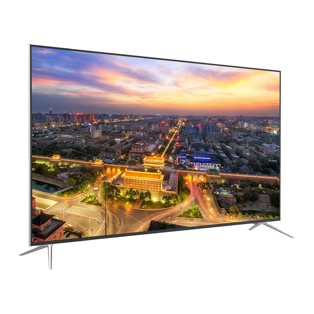 Factory Wholesale New Slim Tv 75 Inch Black Appearance Televisores Inteligentes 75 Inch LED Tv High Quality 75 Inch 4k Smart Tv