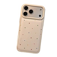 Coque de téléphone portable antichoc motif vague colorée pour iPhone 17, 16, 14 Pro Max, 15, 12 – Étui de protection arrière