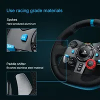 Volant de course filaire Logitech G29 avec pédale, levier de vitesses et gyroscope six axes, compatible