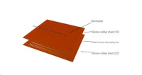 Coussin chauffant flexible électrique personnalisé 12V 24V 110V 220V en caoutchouc silicone, tapis chauffant en silicone pour imprimante 3D et batterie de véhicule électrique