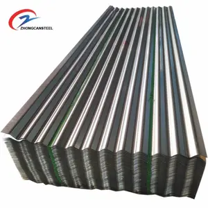 Wholesale Aluminium Galvanized Aluzinc 22 Gauge Zinc Metal Corrugated Steel Roofing Sheet