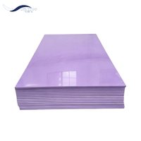 Vente en gros de feuilles de plastique HDPE blanches et noires, stabilisées aux UV, feuilles de plastique HDPE