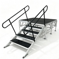 Plataforma de Escenario Portátil Móvil de 1.22*2.44m para Conciertos, Eventos y Bodas