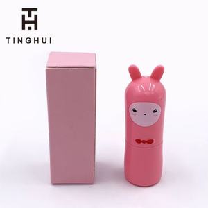 Vente en gros de mini tubes, boîtes à rouge à lèvres mignonnes, tubes de baume à lèvres de 3,5 g, contenants roses, verts, jaunes, emballages de rouge à lèvres avec boîte - Product Image 2