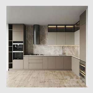 Armoires de cuisine modernes de luxe en forme de L, personnalisées, avec portes en verre et laque, accessoires de meubles de cuisine pour la maison - Product Image 5