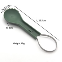 Fruitgereedschap 3 In 1 Fruit-En Groentesnijder Watermeloen Lepel Avocado Cutter Meloen Corer Fruit Snijgereedschap