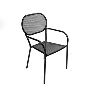 Silla de comedor de Patio negra aluminio fundido <span class=keywords><strong>2023</strong></span> gran oferta uso moderno al aire libre <span class=keywords><strong>para</strong></span> jardín playa Camping malla juego de mesa de comedor de hierro 500 - Product Image 1