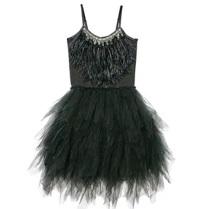 신제품 걸스 부티크 여아 오가닉 코튼 드레스 패턴 온라인 도매점에서 최신 디자인