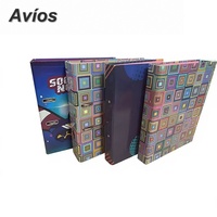 Carpeta Archivadora de Palanca con 2 Anillas y Papel Impreso a Color para Oficina y Estudiantes, Venta al por Mayor