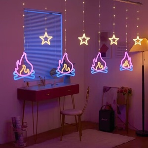 Sekiz fonksiyonlu yeni LED IP44 su geçirmez 6000K günışığı kısılabilir 3m buz Bar ışığı beş köşeli yıldız topu düğün noel - Product Image 4