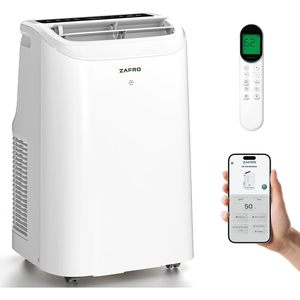 Aire Acondicionado Portátil Zafro de 10000 Btu con Control Remoto y por Aplicación para Refrigeración del Hogar - Product Image 1