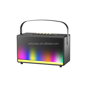 Enceintes de jeu intelligentes portables en bois, boombox sans fil pour la musique, pour l'intérieur, la maison, le sport en plein air, le campus, les fêtes - Product Image 3