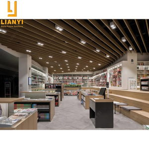 Hiện đại bằng gỗ bán lẻ hiệu sách hiển thị Kệ văn phòng phẩm cửa hàng hiển thị giá là viết tắt của bút - Product Image 3