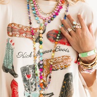 Collier ras du cou arc-en-ciel esthétique et tendance, plaqué or, zircon, collier superposable, bijoux fantaisie colorés en pierres précieuses, vente en gros