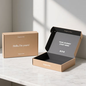 Etiquetas de Embalaje de Reciclaje al por Mayor, Caja de Envío de Cartón Corrugado para Ropa Interior - Product Image 1