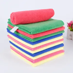 Wholesale microfiber washing towel Terry Housework Dishcloth Car Cleaning Cloth Rag Microfiber Kitchen drying Dish Towel
